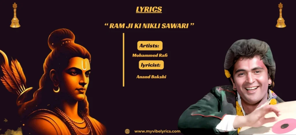 ram ji ki nikli sawari lyrics