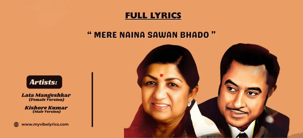 mere naina sawan bhado lyrics
