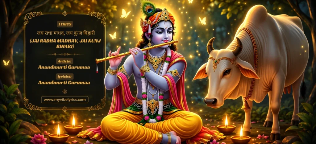 Jai Radha Madhav Jai Kunj Bihari Lyrics